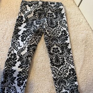 Janie and Jack Monochrome Floral Pants